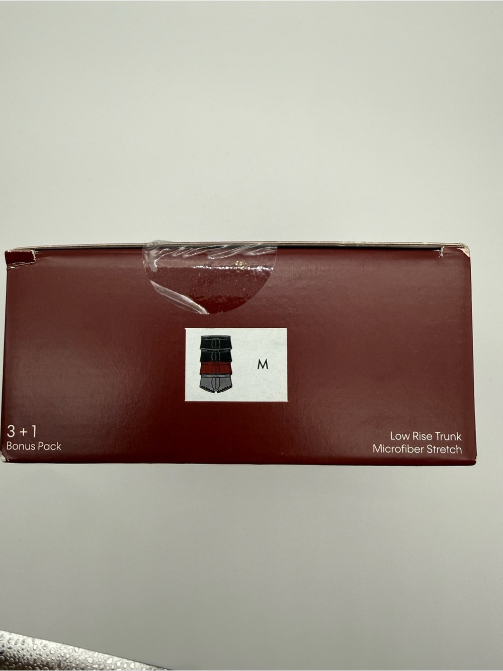 Calvin Klein Men’s Low Rise Trunk 3+1 Pack - Black, Red, Gray - Picture 6 of 7